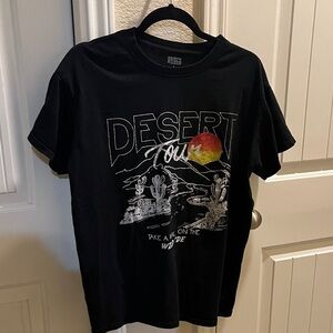 Desert Tour Women's Black Graphic Tee